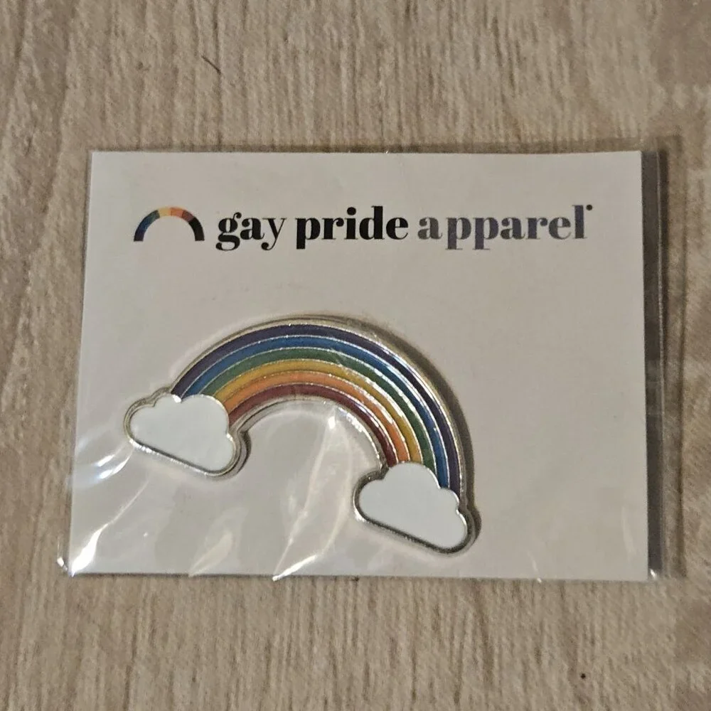 Lot Of 10 Enamel Gay Pride Pins She He They Rainbow Queer Joy Human  Lot #2